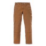 STRETCH TWILL DOUBLE FRONT TROUSERS