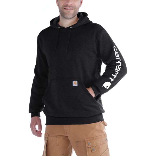 .K288. Sleeve logo hooded sweatshirt