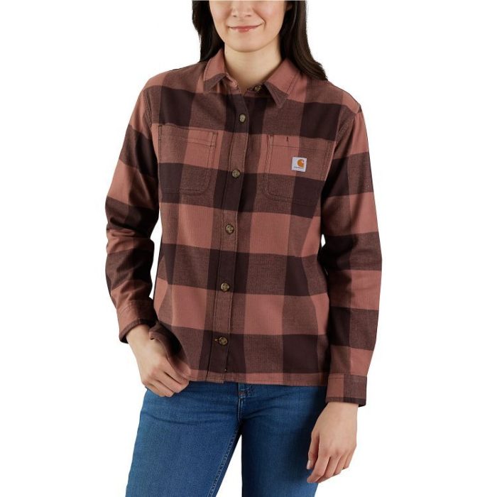 .105574. Midweight flannel L/S plaid shirt
