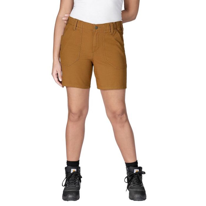 .105730. Relaxed fit canvas work short